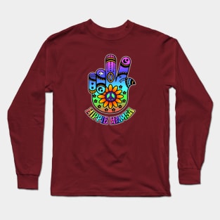 Hippie Hamsa Hand Long Sleeve T-Shirt